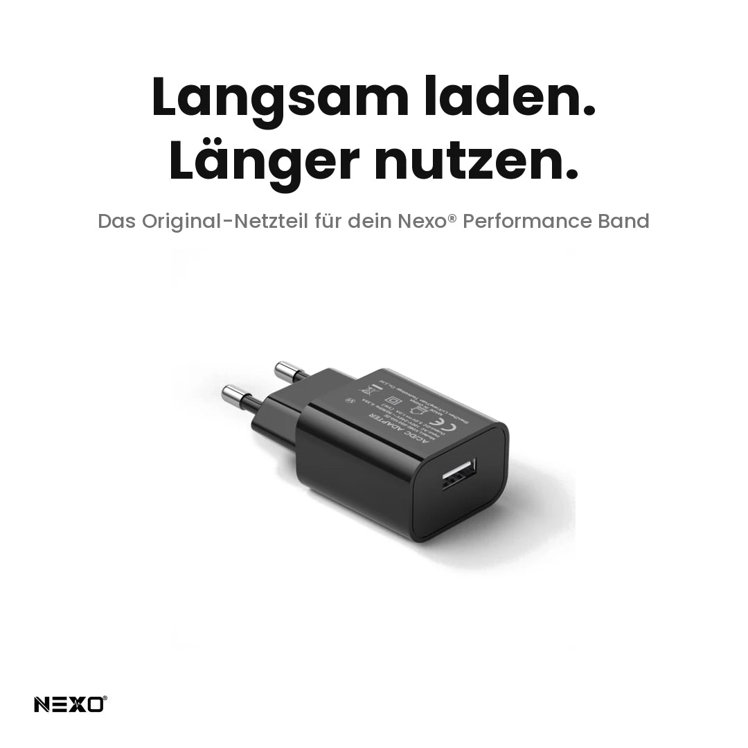 Nexo Original-Ladeadapter mit EU-Stecker und USB-A-Anschluss, 5 V / 1 A